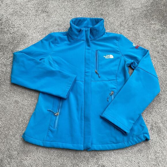 The North Face Summit Series Jacket Womens Small Blue Full Zip Outdoor Hiking - Picture 1 of 15